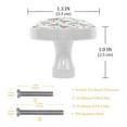 thumbnail image 3 of 4 Pcs Flamingo Knobs for Kitchen Cabinet Cupboard Dresser Bookcase Drawer Pulls Handles Round Home Decor, 3 of 5