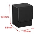thumbnail image 4 of Boîte Organisatrice de Rangement pour Deck de Cartes, Étui de Protection pour Deck, Étui de Collection pour Jeu, Contient 100+ Cartes pour Cartes MTG, Noir, 4 of 9