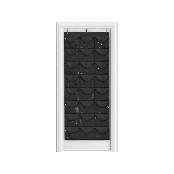 Over the Door 24 Mesh Pocket Hanging for Closet Entryway Medium Size Shoe Holder Shoe Rack