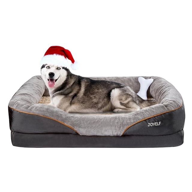 Cama ortopédica JOYELF XXLarge de espuma viscoelástica para perros grandes