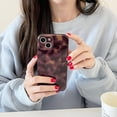 thumbnail image 3 of Funda para iPhone 15 XQAGU, ámbar con estampado de leopardo, delgada y resistente a golpes, 3 of 7