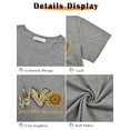 thumbnail image 6 of MOSHU Womens Plus Size T-shirts Round Neck Shirts for Women Short Sleeve Loose Graphic Tees, 6 of 9