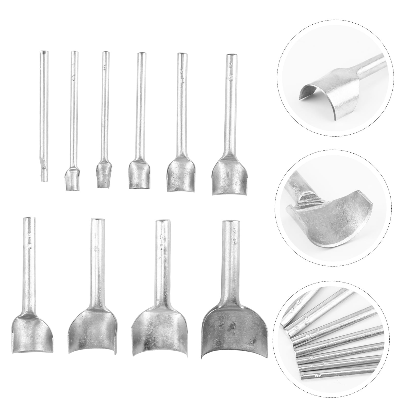 Raindrops 10-Piece Crafting Tool Kit for Belt Making Beginners with Steel Tools Set