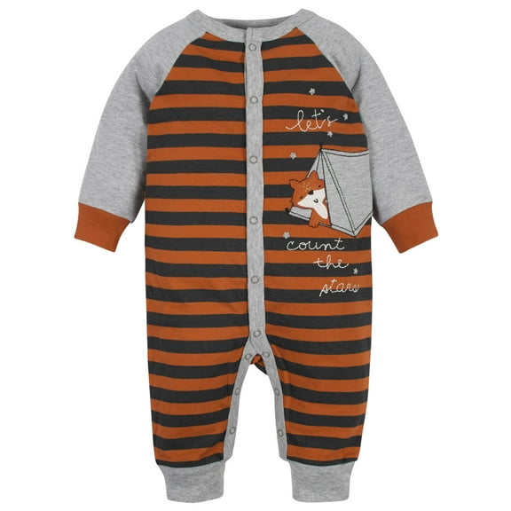 Gerber Organics Baby Boys' Dino Coverall