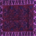 thumbnail image 1 of Ahgly Company Indoor Square Persian Purple Traditional Area Rugs, 7' Square, 1 of 4