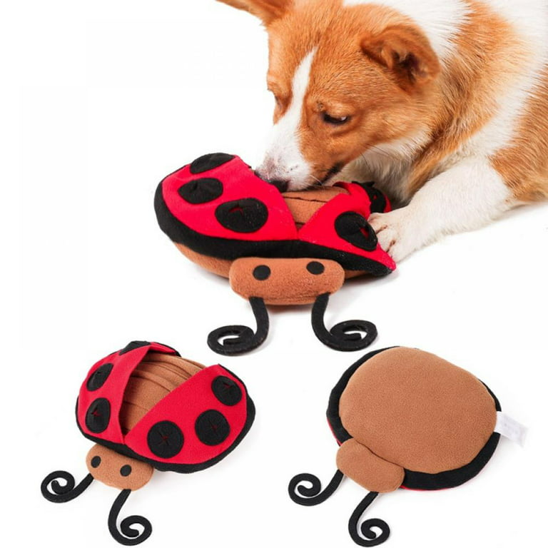 Pet Ladybird Toy Sniffing Dog Toys Interactive Dog Puzzle Toys, Nosework  Sniffing Pad Training Smell Natural Foraging Skills Dogs Treat Dispenser  Slow Feeder For Smart Small Medium Large Puppy 