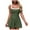 Green, variant on COMVALUE Swim Romper for Women Tummy Control One Piece Swimsuit with Shorts and Pockets Slimming Bathing Suit (Black, L)
