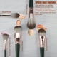 thumbnail image 2 of 14 brochas de MAQUILLAJE correctores de POLVO de base brochas para rubor de sombras de ojos brocha de MAQUILLAJE profesional con estuche verde Unique Bargains, 2 of 7