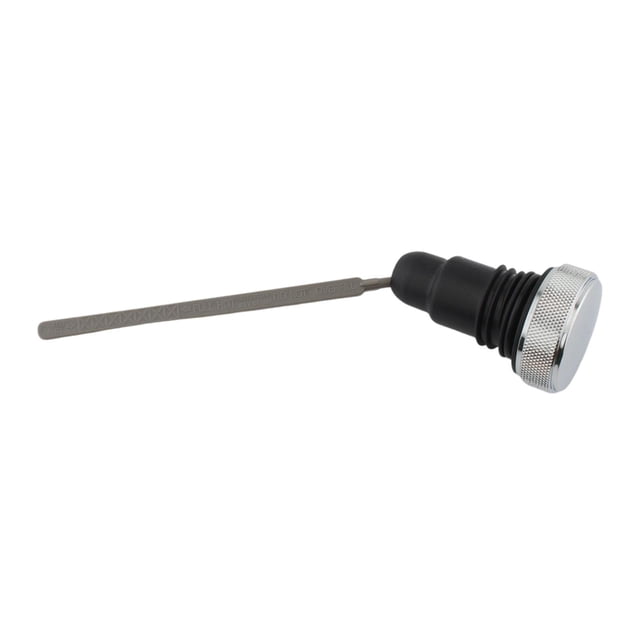 Reemplazo de varilla de nivel de aceite de motocicleta Tapón de tanque de aleación de aluminio Tapón de llenado de aceite para Plata