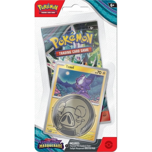 Pokemon Scarlet & Violet Twilight Masquerade Checklane Blister | Toxel