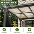 thumbnail image 6 of 10 ft.×14 ft. Hardtop Outdoor Gazebo Pergola Aluminum Framed with Sloping Pitched Roof for Garden, Patio, 6 of 7