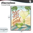 thumbnail image 4 of Stupell Industries Bohemian Salt & Sand Margarita Gray Framed Giclee Art, 11 x 14, by Connie Summers, 4 of 8