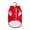 Red, variant on Walbest 2 Layers Fleece Lined Warm Dog Jacket for Puppy Winter Cold Weather,Soft Windproof Small Dog Coat