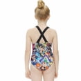 thumbnail image 4 of Fairy Tail Swimwear Kids' One-Piece Swimsuit Quick-Dry Cute Printed Girls' Swimwear Bathing Suit for Beach & Pool 10-12Y(150cm), 4 of 8