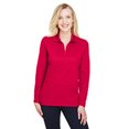 thumbnail image 1 of Polo à Manches Longues Performance CrownLux pour Femmes - Rouge - S, 1 of 3