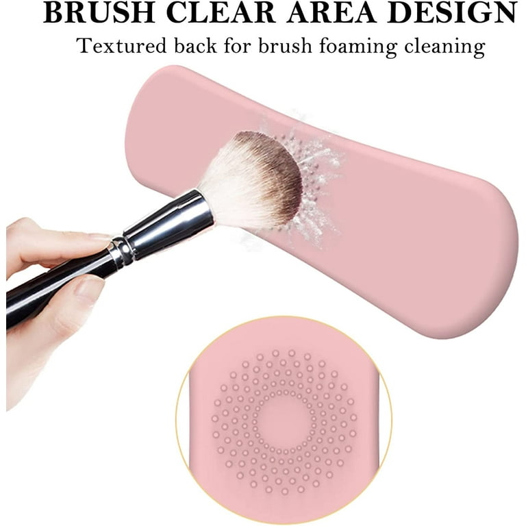Silicone Makeup Brush Holder, Travel Essentials Makeup Brush Organizer for  Women