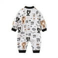 thumbnail image 5 of 0-18M Newborn Infant Baby Boy Girls Long Sleeve Romper Cartoons Bodysuit Clothes One-piece Outfit, 5 of 11
