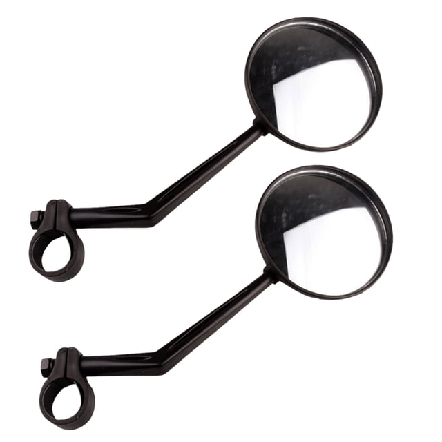 EeaseCA 2pcs Adjustable Universal Handlebar Rearview Mirror 360° Rotate Bike Rear View Mirror for Mountain Road Bikes Cycling