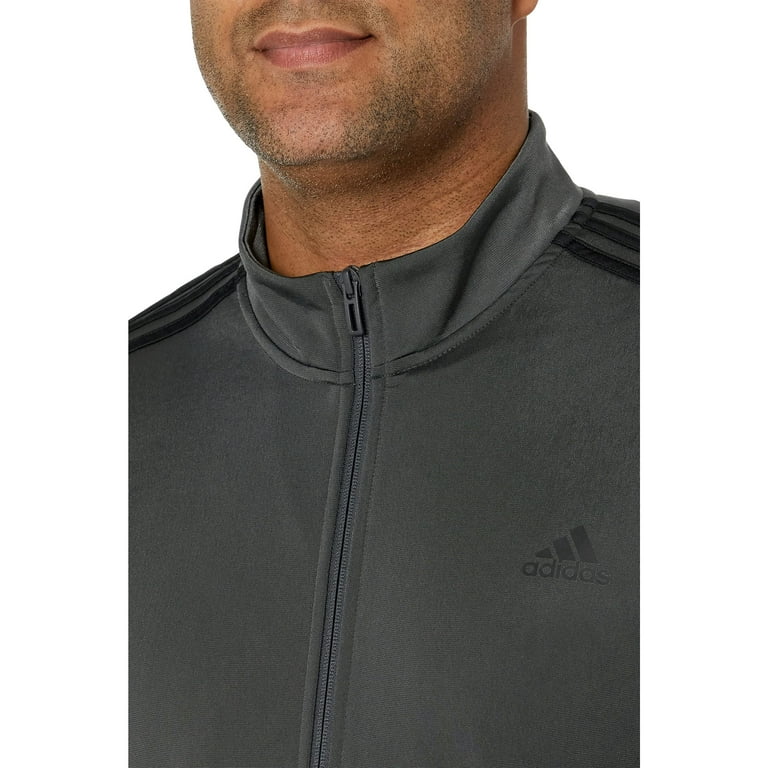 adidas Essentials 3-Stripes Tricot Track Jacket (Mens, Dark Grey/Solid Grey/Black, 2XL Tall, One Size) adidas Essentials 3-Stripes Tricot Track Jacket (Mens, Dark Grey/Solid Grey/Black, 2XL Tall, One Size)