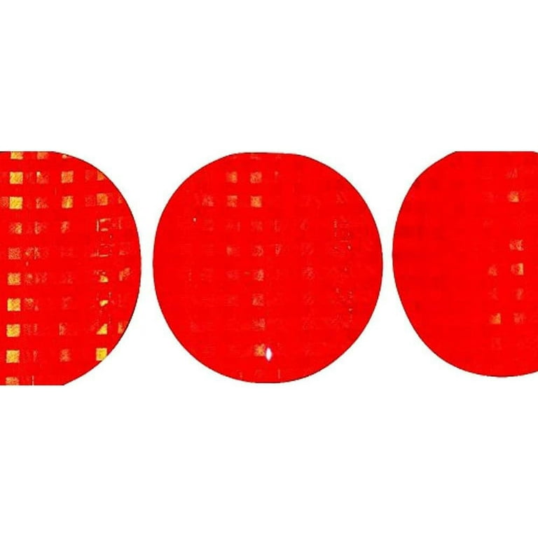 High Visibility Reflective Sticker Circles DOT-SAE