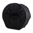 thumbnail image 2 of Bolsa de tambor de viaje Estuche de tambor Acolchado impermeable grueso Negro con bolsillo exterior Mochila de transporte de tambor para Tom Drum diámetro 56cm Hugo estuche de bombo, 2 of 10