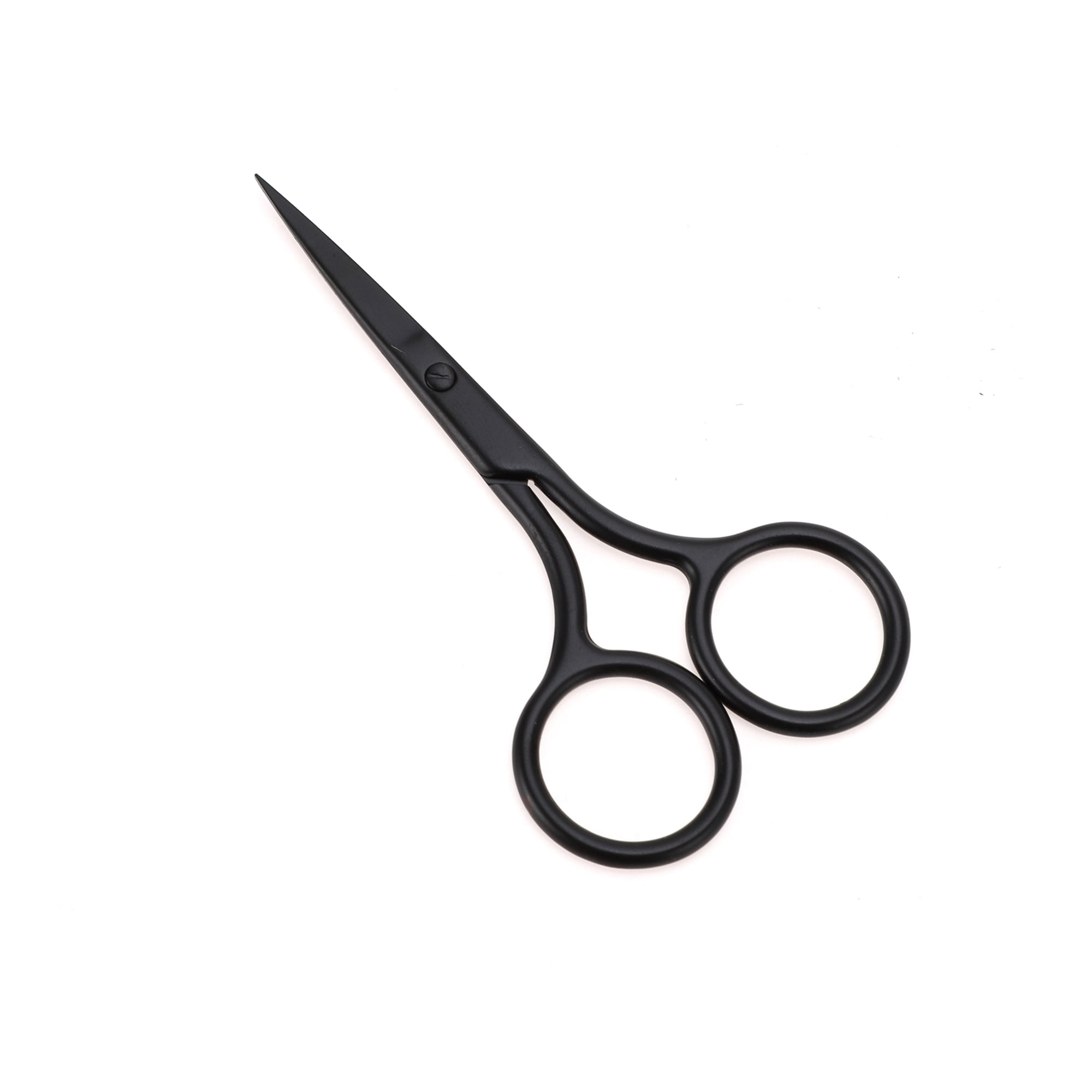 Unique Bargains 1 Pc Fine-edged Scissors Facial Hair Bedroom Black