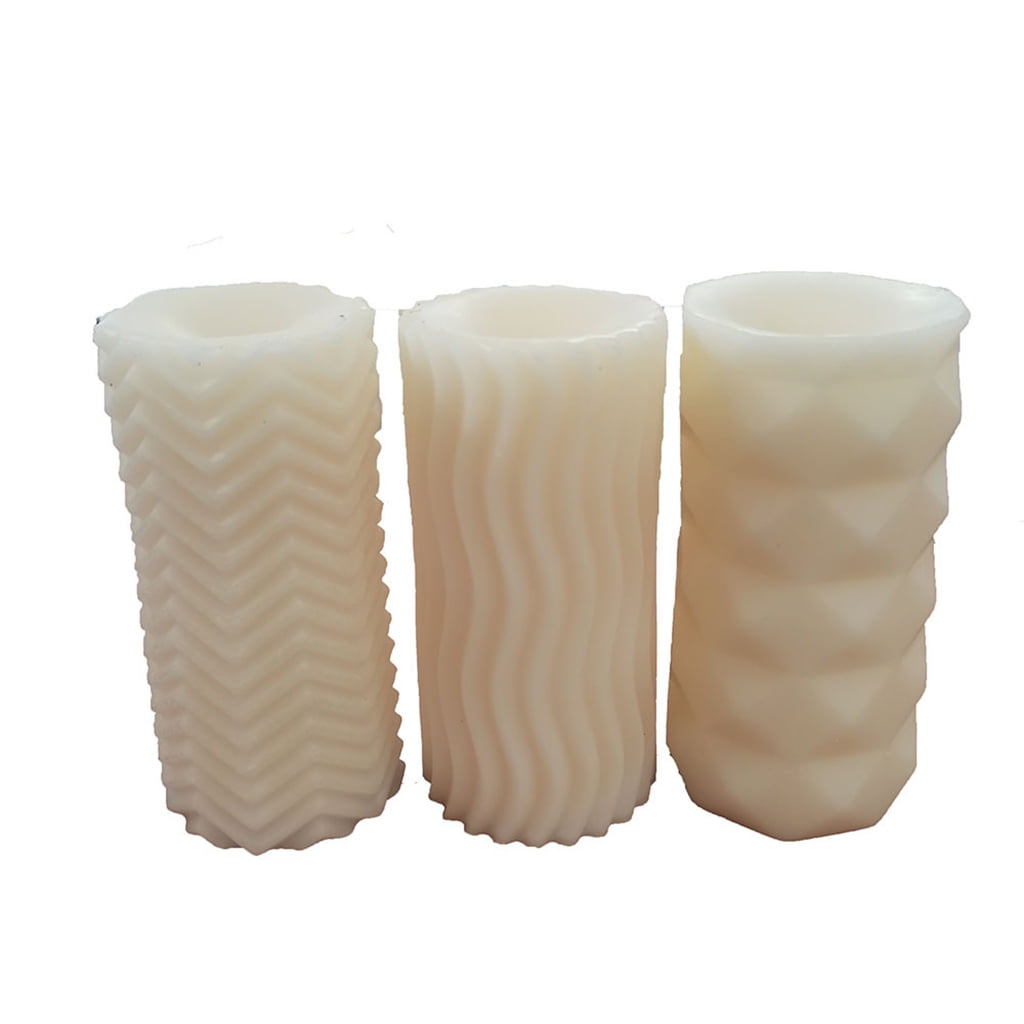 3D Cylindrical Candle Silicone Mold for Creative Crystal Epoxy Resin Silicone Mo