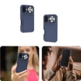 thumbnail image 5 of Allytechgroup iPhone 16 Plus Case with Sliding Camera Lens Protector, Shockproof Full Body Protective Anti-Slip Card Holder Wallet Phone Case for Apple iPhone 16 Plus, Blue, 5 of 6