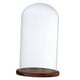 thumbnail image 5 of 2Pcs 12x20cm Pantalla Campana de Campana de F perfecl Cúpula transparente con base de madera, 5 of 8