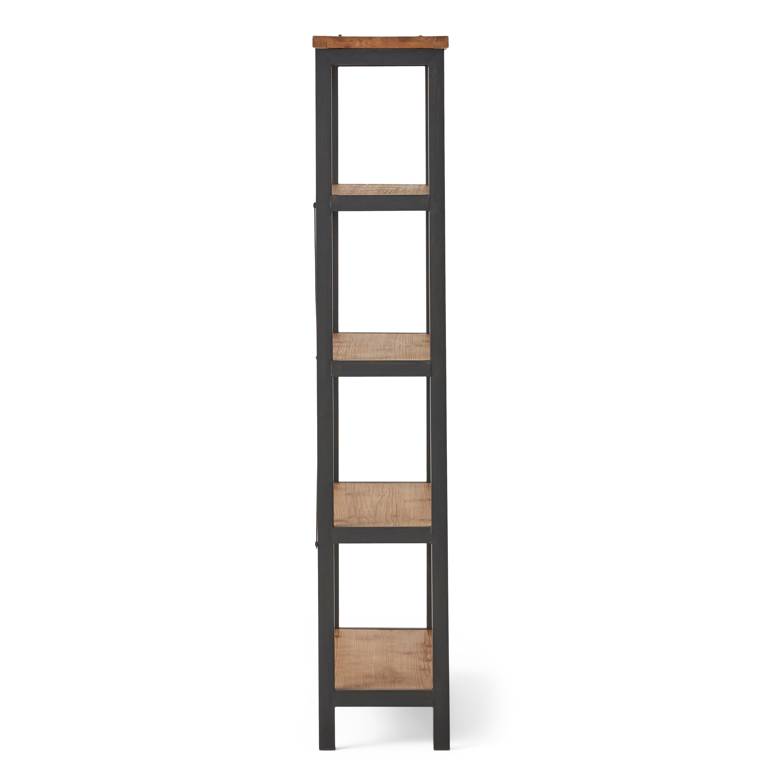 Noble House Jake 4 Shelf Bookcase, Brown