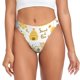 thumbnail image 1 of Balery Farm Bee Cute Honey Tangas de Algodón para Mujer con Estampado – Ropa Interior Sexy, Transpirable, G-string-X-Large, 1 of 6