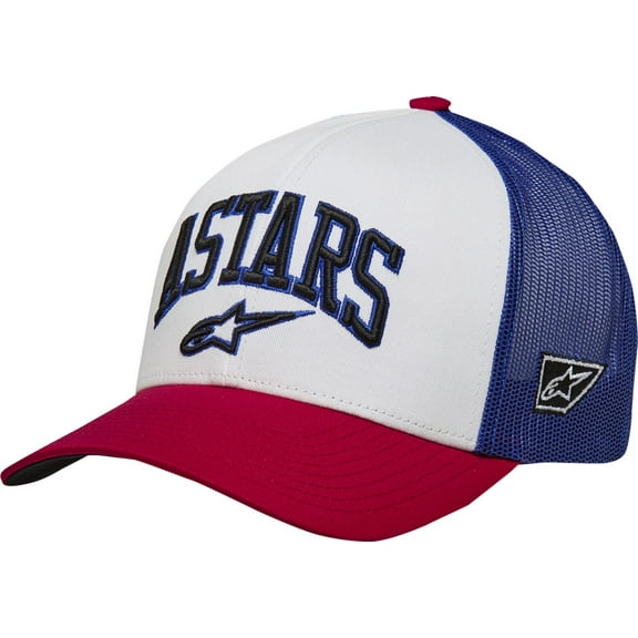 Alpinestars Dunker Snapback Trucker Hat White/Red
