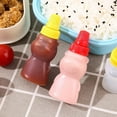 thumbnail image 5 of Racing Butterfly 2Pcs/Pack Mini Bear Seasoning Bottle Portable Ketchup Bottle Salad Dressing Container For Bento Lunch Box Kitchen Accessories, 5 of 8
