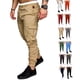 thumbnail image 2 of S-4xl Hombres Táctico Elástico Cintura Slim-Fit Cargo Pantalones 4 Bolsillos De Joggingpangjing, 2 of 4