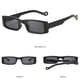 thumbnail image 3 of Gafas de sol rectangulares retro vintage para mujer Gafas rectangulares gruesas, 3 of 5