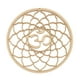 thumbnail image 2 of Letrero de pared de madera con forma de Flor de la Vida, arte de pared de madera tallada, decoración del hogar, posavasos hechos a mano, artesanía, adorno de geometría sagrada Alto 305cm, 2 of 3