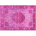 thumbnail image 1 of Ahgly Company Indoor Rectangle Medallion Pink Traditional Area Rugs, 8' x 10', 1 of 4