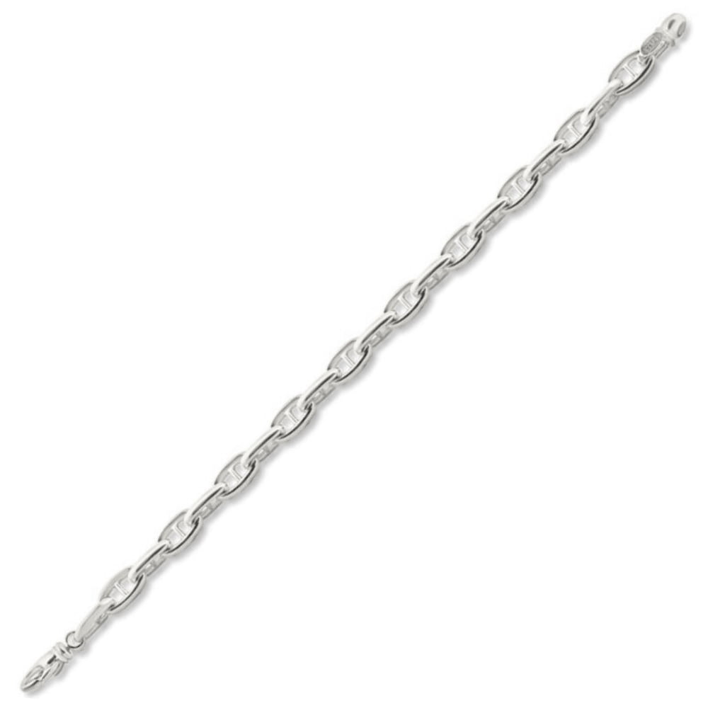 Pompeii Men's 14k Gold (95gram) or Platinum (157gram) 5.5mm Link Byzantine Chain Necklace