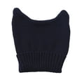 thumbnail image 2 of Top Headwear Cute Adventure Ears Rib Knit Beanie - Navy, 2 of 2