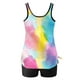 thumbnail image 4 of Trajes de baño tankini para mujer Trajes de baño de dos piezas con espalda de tiras y estampado conservador para mujer Traje de baño de dos piezas para mujer, 4 of 5