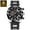 Silver_Black, variant on Men's Silicone Strap Watch – Chronograph Function, Quartz Core, 30M Waterproof
