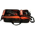 Hammer Triple Tote Roller Bowling Bag with Removable Pouch Black/Orange
