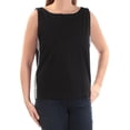thumbnail image 5 of RALPH LAUREN $60 Womens Boat Neck Sleeveless Black Casual Top S B+B, 5 of 5