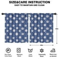 thumbnail image 2 of Blackout Kids Curtains,Dark Blue Sun Moon Star Pattern Childrens Insulated Curtains Set Of 2,Bedroom Essentials,Toddler Room Decor 52"x63", 2 of 5