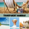 thumbnail image 3 of Clear Bags Clear Bag for Stadium Events Clear Concert Bag Clear Crossbody Bag Clear Tote Bag Clear Purse Clear Backpacks for Stadium Events School Clear Lunch Bag for Women, 3 of 9