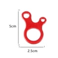 thumbnail image 2 of Estrela Aluminum Wind Rope Buckle Cord Adjuster for Tent Camping Hiking Backpacking Outdoor Activity, 2 of 5
