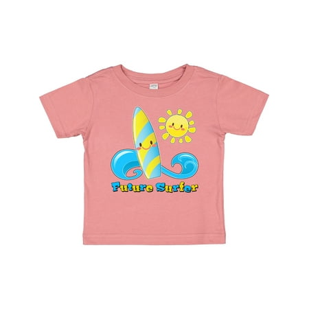 

Inktastic Future Surfer- Surfboard and Sun Gift Baby Boy or Baby Girl T-Shirt