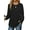 Black, variant on MOSHU Sweatshirts for Women Thumb Hole Long Sleeve Shirts Curved Hem Crewneck Sweatshirts Casual Fall Womens Tunic Tops