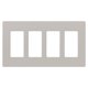 thumbnail image 1 of Placa de Pared Lutron Claro 4 Módulos Taupe Satinado, 1 of 5