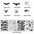 thumbnail image 6 of 10Pcs Halloween Bat Pumpkin Print Electrostatic Stickers For Window Glass Door, 6 of 6